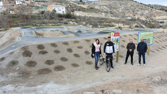Pumptrack del circuito David Valero